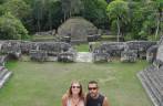 Visitando as ruínas mayas de Caracol, em Belize, quase na fronteira com a Guatemala